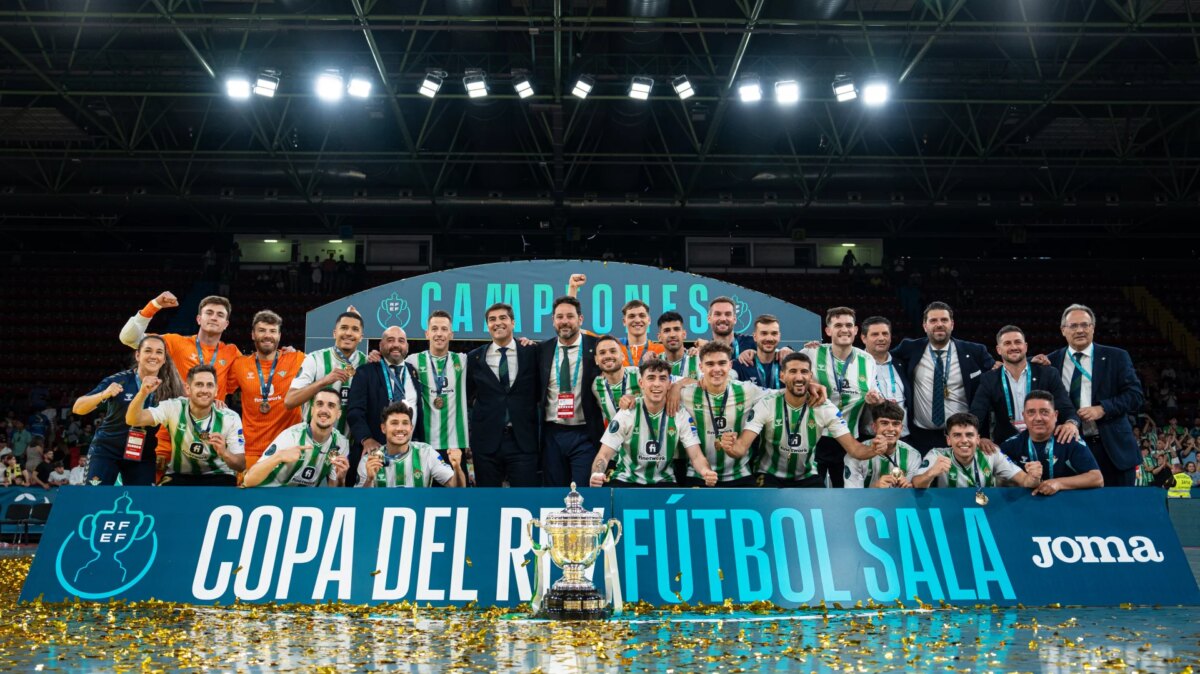 CRÓNICA | El Real Betis Futsal hace historia proclamándose campeón de la Copa del Rey (3-3)