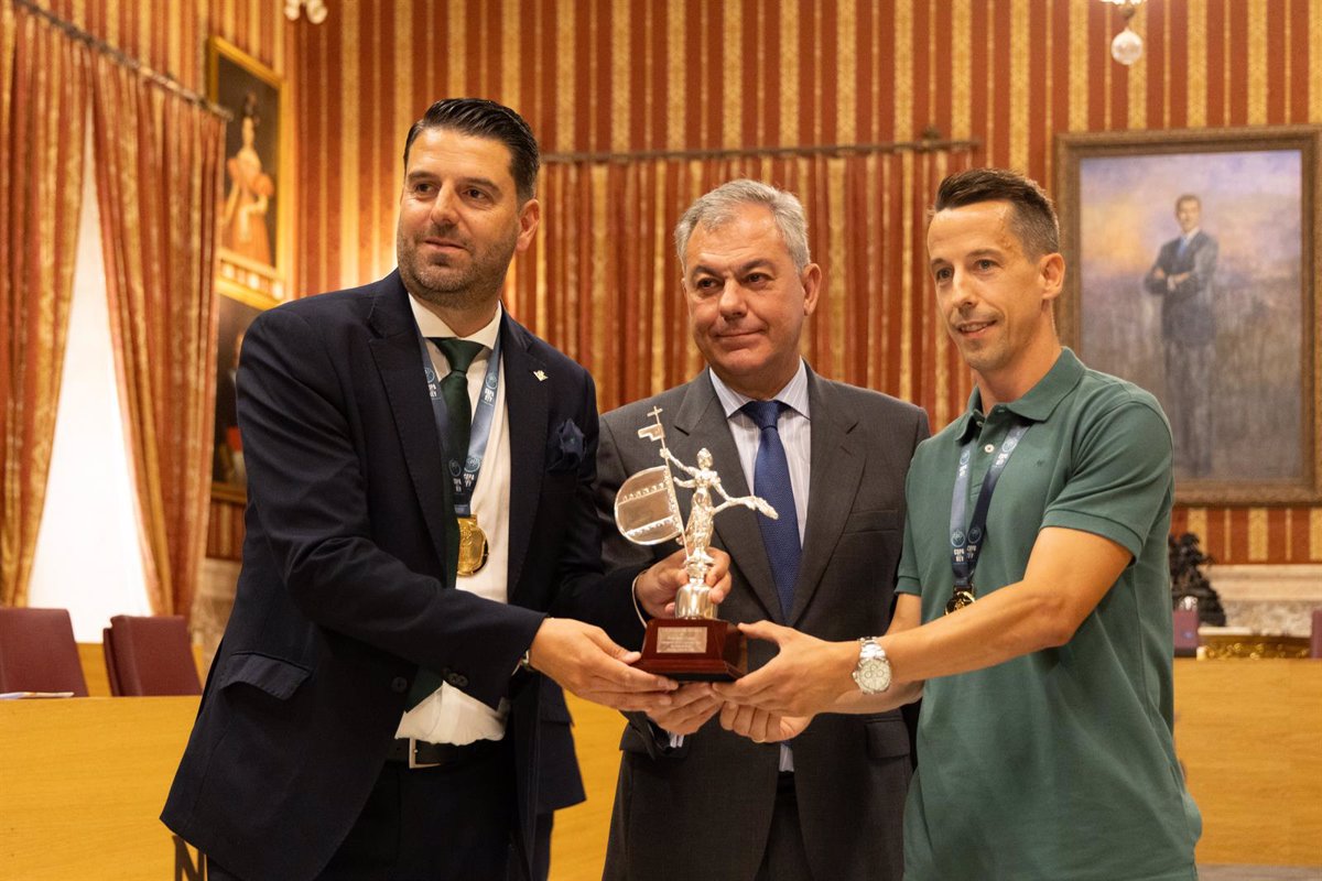 Recepción al Betis Futsal en el Ayuntamiento hispalense por su título de campeón de la Copa del Rey de Fútbol Sala