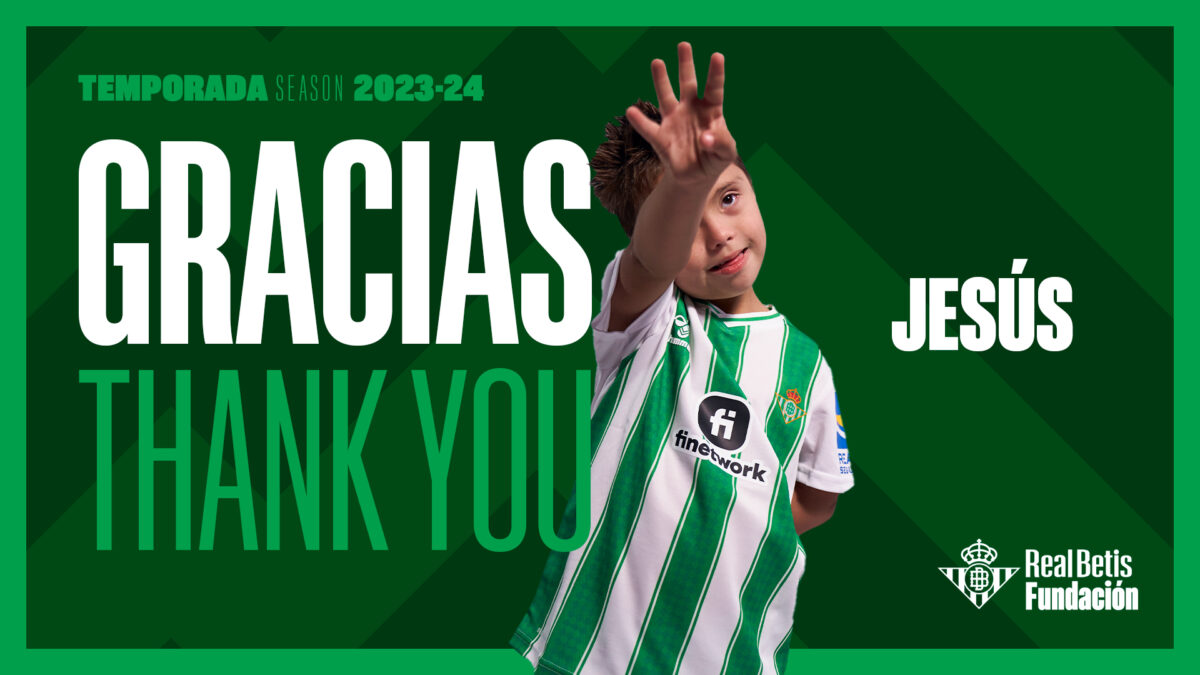 La Fundación Real Betis Balompié homenajea a Jesús Caballo en su último día como Fichaje Estrella