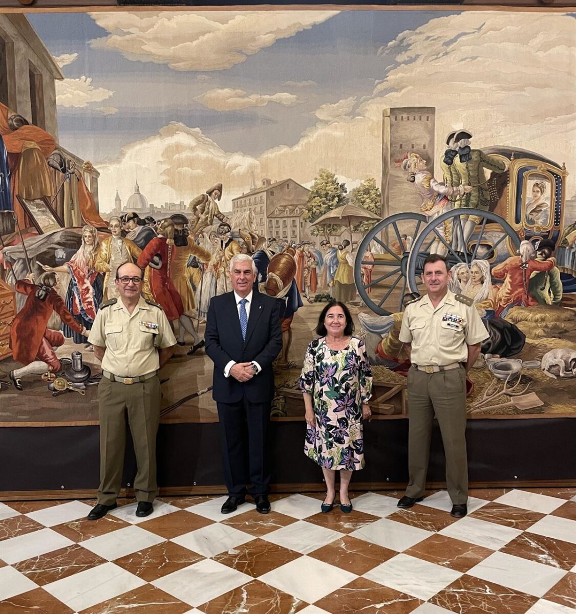 La Real Fábrica de Tapices inaugura una exposición por sus tres siglos de vida en el Archivo de Indias de Sevilla
