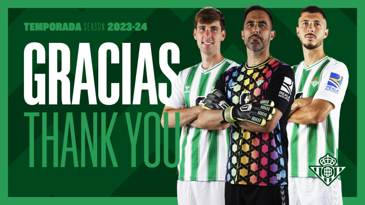 Bravo, Miranda y Guido terminan su etapa en el Real Betis